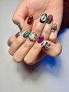 ハロウィンネイルにもオススメ★