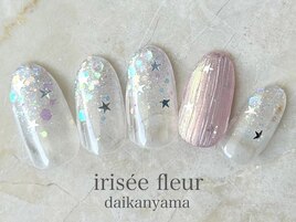 オーロラ☆バカラネイル