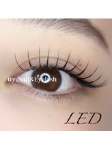 ティーネイルアンドアイラッシュ(tty)/LEDフラットラッシュ160本