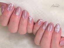 きらめき桜フラワーネイル