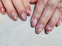 ブルーエヌ(BLUE N)/ヌーディピンク×ギャラクシー