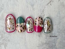 シンプリー ネイルアンドアイラッシュ 祖師谷大蔵店(Simpliee Nail&Eyelash)/レオパードネイル