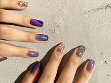 ノラ ミナミアオヤマ(NORA MINAMIAOYAMA)/長さ出し+アートデザイン