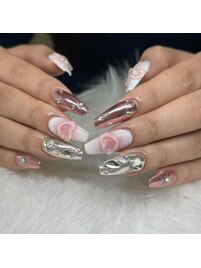 ジェルネイル/長さだし/立川