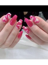 桜ネイルサロン/バレンタインデーネイル