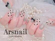 アルスネイル(Ars nail)/ハートドットネイル