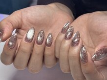 ウォル トウキョウ 渋谷(WOL TOKYO)/シンプルマグネットネイル