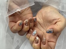 ヒラソルネイル(Girasol nail)/ラメ大好き☆