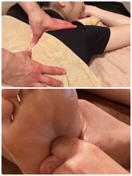 リラクレア(RELACREA)の写真/【人気メニューを組み合わせたお得クーポンで全身調整】ほぐし60分＋足ツボ30分＋ヘッド10分 ¥13000→¥8000