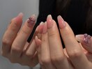 ちゅるんチークネイル
