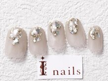 アイネイルズ 梅田店(I nails)/ぷっくりミラーシェル￥8200