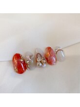 グログラン(Gros-Grain)/11月ネイル