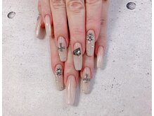 ネイル ビューティーマジック 葛西本店/ロングホワイトネイル