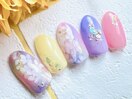 タイダイフィルムネイル♪