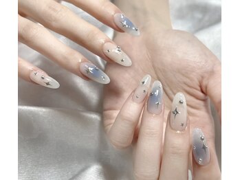 Sara Nail Salon池袋【サラ】長さだし/パラジェル/マグネット/ワンカラー/付け放題/夏キラキラネイル