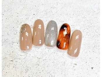 ネイルアンドまつげ リュフェール 五反田(Nail Lufaire)/べっ甲ネイル