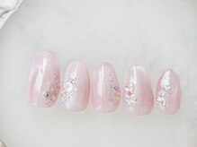 ネイルサロン フローリア(nail salon Florir)/ピンクマグネットネイル