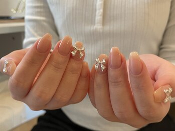 ちゅるちゅるリボンnail