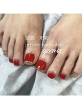 ジェルメ(germer)/フットネイルもこの時期から♪