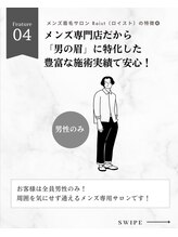 ロイスト 名古屋店(Roist)/メンズに特化した豊富な施術実績