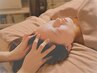【NO.2小顔/眼精疲労/トーンアップ】輪郭コルギ+背中+美白+ヘッド120分