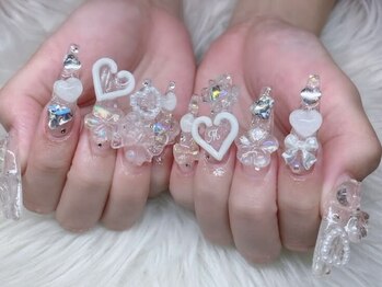 ベティネイル アイラッシュ(Betty Nail)/ゴテゴテクリアネイル☆