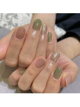 エムスラッシュ ネイル たまプラーザ(M.SLASH)/秋色ネイル