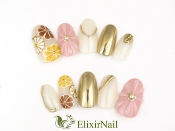 エリクサーネイル 池袋(Elixir Nail)/定額c やり放題/クーポン使用