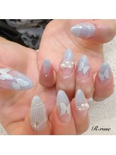 アールローズ(R-rose)/蝶ネイル