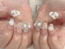 フルゥ エビス(fl EBISU.)/リボン/ワンホン/バラネイル