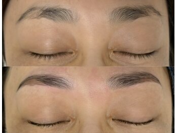 ノズ(NOZ)/アイブロウBefore/After