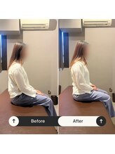 トータルボディケア整体 長居駅前店/姿勢ビフォーアフター！