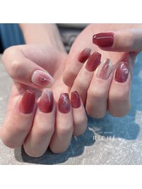 秋！いちじくネイル