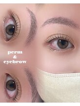 アテアイラッシュ 堺市駅店(ate eyelash)/まつげパーマ(上)＆美眉デザイン