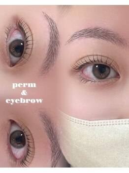アテアイラッシュ 堺市駅店(ate eyelash)/まつげパーマ(上)＆美眉デザイン