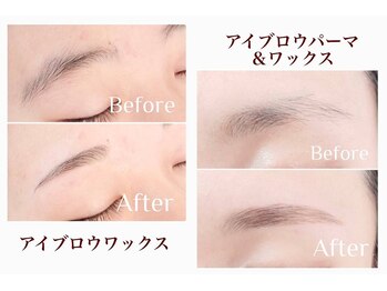 エムデコビューティ(M-DecoBeauty)の写真/大人気★似合わせ美眉スタイリング♪アイブロウWAX&美眉スタイリング【新規】3980円★メンズにも人気◎

