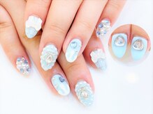 ネイルコレクション ピンク(Nail Collection Pink)/ジェル放題★量産：リボンパーツ