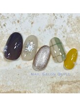 ネイルサロン クイル(QUILL)/１０月くすみカラー（２）