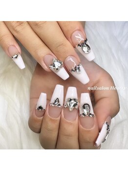 ハーティー(Hearty)/スカルプアート、パーツ乗せ放題