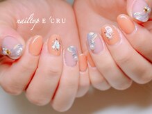 ネイルトップエクル(nail top E CRU)/マーメイドフレンチ