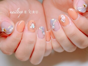 ネイルトップエクル(nail top E CRU)/マーメイドフレンチ