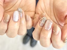 マニネイルケア なんば店(maninail CARE)/ツイードネイル