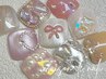 【フット】人気NO1メニュー夏の新作も◎【定額アート7300円】初回オフケア込