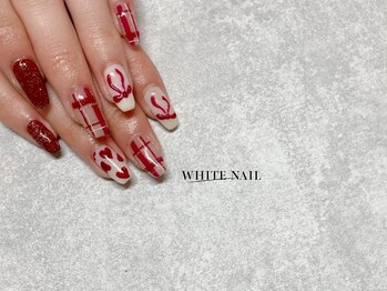ホワイトネイル 武蔵小杉店(WHITE NAIL)/チェック/はあと/りぼん