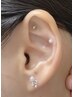 【SNSで話題！】耳つぼジュエリーお試し３０分￥２．２００【両耳で６粒】