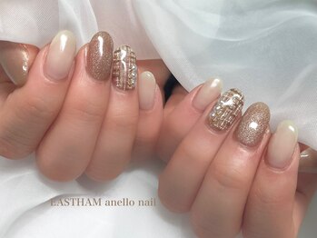 イーストハムアネーロネイル(EAST HAM anello nail)/〈定額〉シンプルデザイン¥7700
