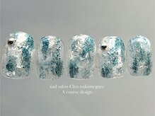 クレオ 中目黒店(Cleo)/ブルーミラーネイル