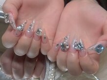 ベティネイル アイラッシュ(Betty Nail)/クリアビジューネイル☆