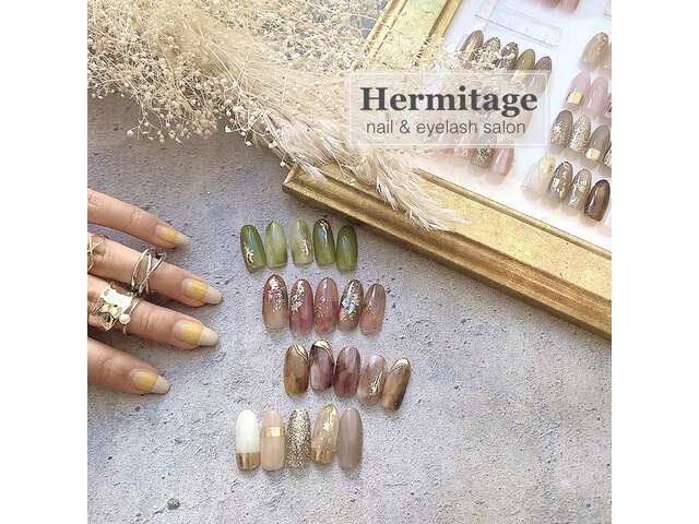 ネイル＆アイラッシュ Hermitage なんば店 【エルミタージュ】