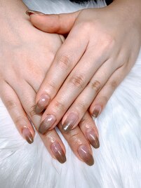 カラーグラデーションネイル♪